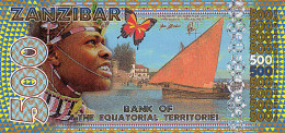 ZANZIBAR Equatorial Territories 500 Francs   2015 UNC POLYMER - Specimen