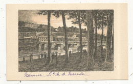Gravure , Signée G. FRAIPONT, NAMUR, Boulevard De La MEUSE - Prints & Engravings
