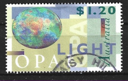 AUSTRALIE. N°1438 Oblitéré De 1995. Opale/Hologramme. - Ologrammi