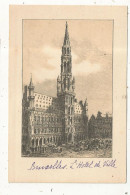 Gravure , Signée G. FRAIPONT, BRUXELLES, L'hôtel De Ville - Prenten & Gravure