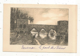 Gravure , Signée G. FRAIPONT, TOURNAI,le Pont Des Trous - Prenten & Gravure