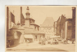 D889) HALL In TIROL  - Oberer STADTPLATZ - Tolle FOTO AK - Markstände Kirchenstiegen Usw. ALT - Hall In Tirol