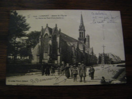 CPA - Confort (29) - Abside Eglise - Route De Pont Croix Audierne - 1910 - SUP (HI 36) - Confort-Meilars