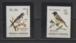 Argentine 1974 Oiseaux 968-69, 2 Val ** MNH - Ungebraucht