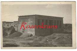 Carte Photo Dendera Temple To Hathor Real Photo +/- 1918 Agypten Egitto Egypt CPA Carte Postale Old Postcard - Sphinx