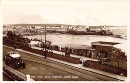 ANGLETERRE - Weston-Super-Mare - The Two Bays - Carte Postale Ancienne - Weston-Super-Mare