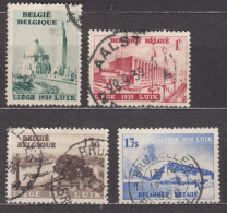 Belgium 1938 Mi#482-485 Used - Oblitérés