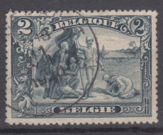 Belgium 1915 Mi#126 Perf. 14 Used - 1915-1920 Albert I