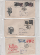 LOT DE 12 ENVELOPPES 1er JOUR DE TCHECOSLOVAQUIE DE 1968 - Storia Postale