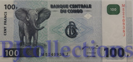 CONGO DEMOCRATIC REPUBLIC 100 FRANCS 2000 PICK 92A UNC - Democratic Republic Of The Congo & Zaire