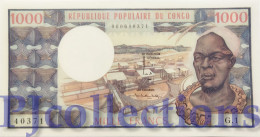 CONGO REPUBLIC 1000 FRANCS 1974 PICK 3a UNC VERY RARE - République Démocratique Du Congo & Zaïre