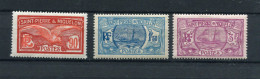 !!! SAINT PIERRE & MIQUELON, SERIE N°129/131 NEUVE * - Unused Stamps
