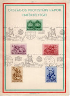 Ungheria (1939) -  Országos Protestáns Napok 1939 Budapest - Hojas Conmemorativas