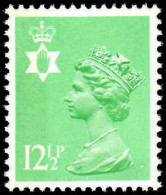 Northern Ireland 1971-93 12½p Light Emerald Perf 15x14 Questa Litho Unmounted Mint. - Irlanda Del Norte