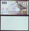 China BOC Bank Training/test Banknote,Netherlands Holland A Series 100 Gulden Note Specimen Overprint,Original Size - [6] Specimen