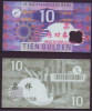 China BOC Bank Training/test Banknote,Netherlands Holland B Series 10 Gulden Note Specimen Overprint,Original Size - [6] Fictifs & Specimens
