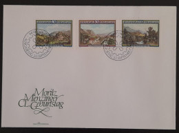 SL) 1982 LIECHTENSTEIN CASTLE MORITZ MENZINGER. FDC - Autres & Non Classés