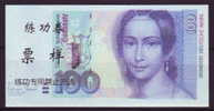China BOC (bank Of China) Training/test Banknote,Germany B Series 100 DM Deutsche Mark Note Specimen Overprint - [17] Fakes & Specimens