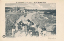 Gallargues (30 Gard) Arrivée Des Toros Taureaux - édit. Pattus N° 4 - Gallargues-le-Montueux