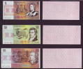 China BOC Bank (bank Of China) Training/test Banknote,AUSTRALIA Dollars A Series 6 Different Note Specimen Overprint - Fictifs & Specimens