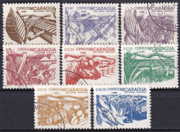 NICARAGUA 1986 Mi-Nr. 2668/75 O Used - Aus Abo - Nicaragua