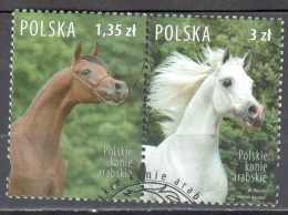 Poland  2007 - Horses - Mi.4323-24 - Pair - Used - Used Stamps