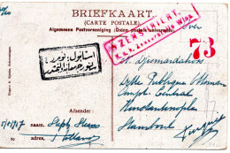67648 - Niederlande - 1917 - 2,5c Ziffer EF A AnsKte 'S-GRAVENHAGE - ... -> Tuerkei, M Tuerk & Oesterr Zensurstpln - Covers & Documents