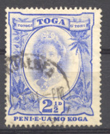 Tonga, 1920, Queen Salote, Definitive, 2.5 P., Used, Michel 58 - Tonga (...-1970)