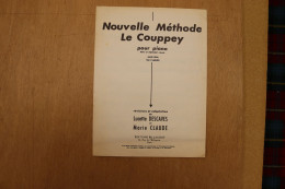 Nouvelle Méthode - LE COUPPEY- "Entrechats Pour Percussion Et Piano" J.M. Depelsenaire. 1978 - Chorwerke