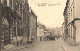 BELGIQUE - TIRLEMONT - Marché Aux Laines - Rue - Maisons - Animé - Carte Postale Ancienne - Tienen