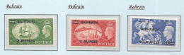 Gb 1948  Festival Of Britain OVERPRINTED BAHRAIN   (3)     MOUNTED MINT  - See Notes & Scans - Ungebraucht