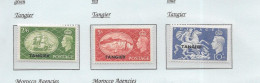 Gb 1948  Festival Of Britain OVERPRINTED  TANGIER MINT   (3)    MINT  See Notes & Scans - Nuevos
