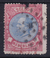 NETHERLANDS 1872 - Canceled - Sc# 33 - Damaged On Upper Edge - Used Stamps