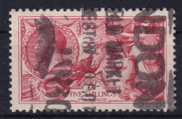 GREAT BRITAIN 1919 - Canceled - Sc# 180 - Bradbury, Wilkinson & Co Printing - 5sh - Usados