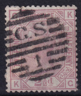 GREAT BRITAIN 1876 - Canceled - Sc# 67 Plate 13 - Usati