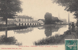 CPA (54) FROUARD  La Gare Le Canal Les Forges - Frouard