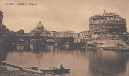 CARTOLINA  LAZIO,ROMA-CASTEL S.ANGELO-STORIA,MEMORIA,CULTURA,RELIGIONE,IMPERO ROMANO,BELLA ITALIA,NON VIAGGIATA - Castel Sant'Angelo