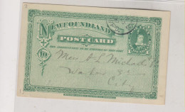 NEWFOUNDLAND 1897 Nice Postal Stationery - Entiers Postaux
