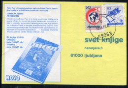 YUGOSLAVIA 1988 Commercial Postcard With Red Cross Week 50d Tax.  Michel ZZM154 - Bienfaisance