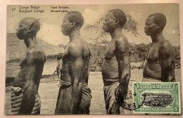 BASANKUSU 1917 Entier Postal Illustré 5c Types Bangala 37>Netherlands (Congo Belge Belgian Postal Stationery Belgique - Lettres & Documents