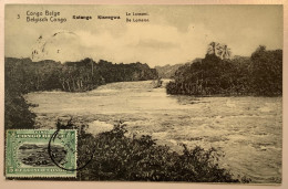 BASANKUSU 1917 Entier Postal Illustré 5c Fleuve LE LOMAMI KATANGA 3>Netherlands (Congo Belge Postal Stationery River - Lettres & Documents