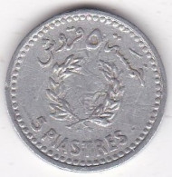 République Libanaise 5 Piastres 1954 , En Aluminium , KM# 18 - Lebanon