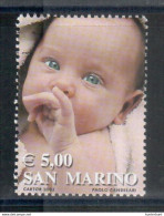 San Marino 1 Value The Colors Of Life From 2002 O - Oblitérés