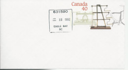 23105) Canada  Eagle Bay Postmark Cancel  - Brieven En Documenten