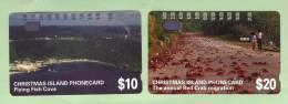 Christmas Island - 1993 Second Issue Set (2) - Prefix 384 & 385 - CHR-3/4 - Mint - Christmas Island