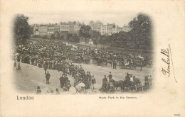 England London Hyde Park During Season Black And White Picture - Hyde Park