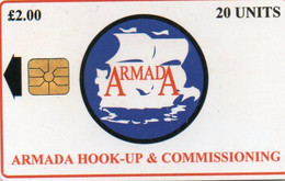 UNITED KINGDOM - CHIP CARD - OIL RINGS - ARMADA HOOK-UP & COMMISSIONING - BIG ARROW - Boorplatformen