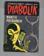 BIG - DIABOLIK ANNO XIV - N.24 Usato - Diabolik