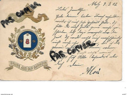 57 METZ GARNISON GRUSS  8  INFANTERIE  REGIMENT - Lorquin