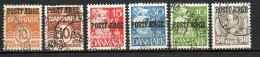 Col33 Danemark Denmark Danmark 1936 N° 235 à 239 Oblitéré Cote : 41,50€ - Oblitérés